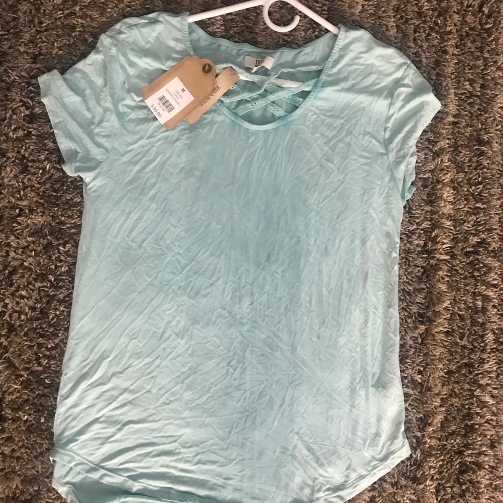 Flowy blue shirt